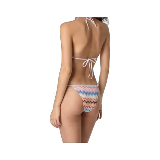 Missoni Pixel-Effect Zigzag Pattern Triangle Bikini Set