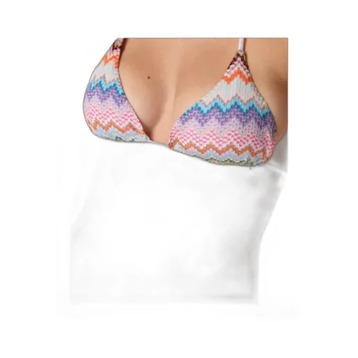 Missoni Pixel-Effect Zigzag Pattern Triangle Bikini Set