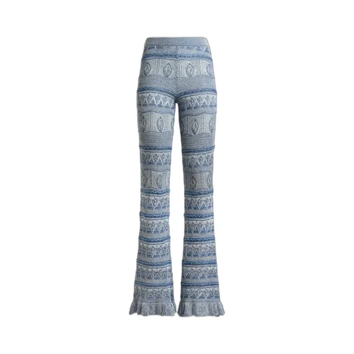 Etro Fit-And-Flare Crocheted Trousers