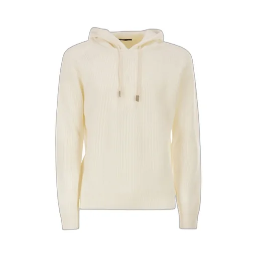 Tagliatore Drawstring Knitted Hooded Jumper