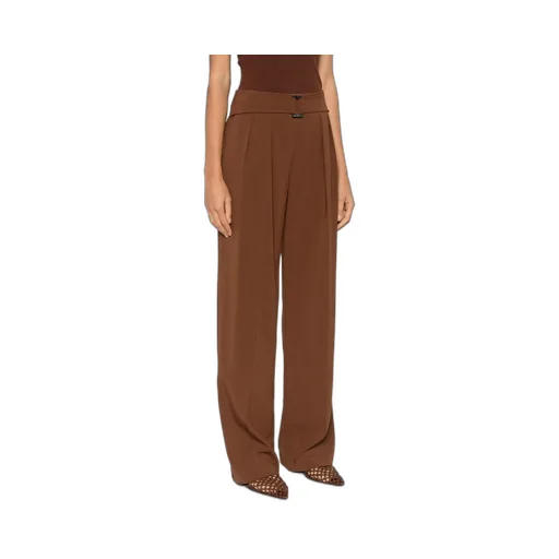 Buckle Pleated Trousers