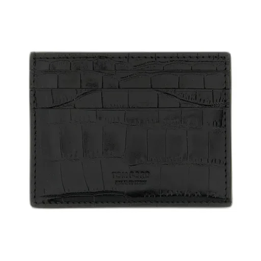 Tom Ford Logo Debossed Embossed Card Holder