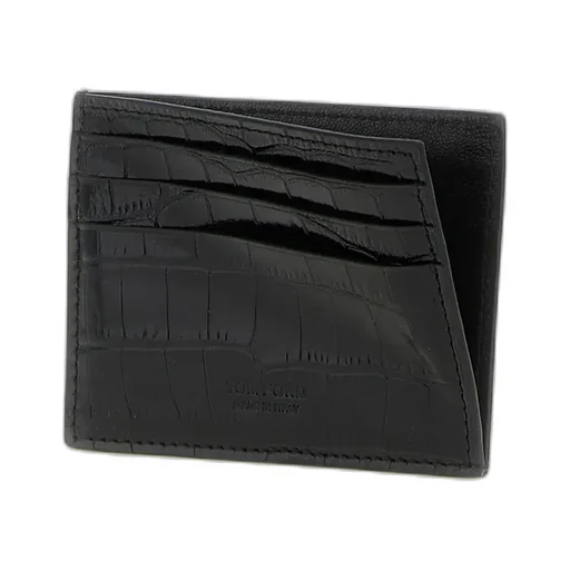 Tom Ford Logo Debossed Embossed Card Holder