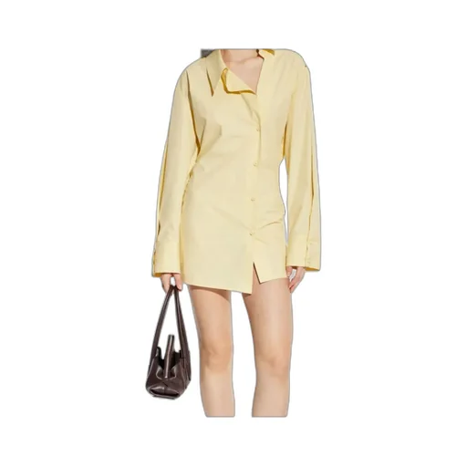 The Attico Asymmetric Mini Shirt Dress