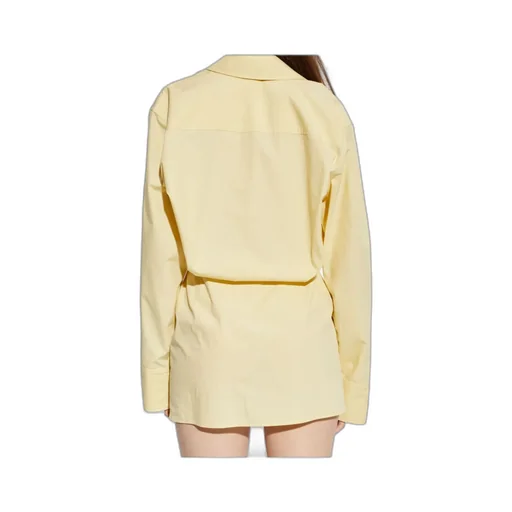The Attico Asymmetric Mini Shirt Dress