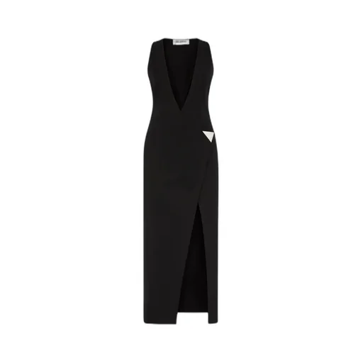 The Attico Logo Plaque Sleeveless Dress