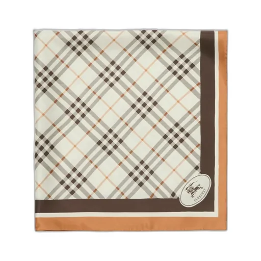 Burberry Check Knight Stamp Scarf
