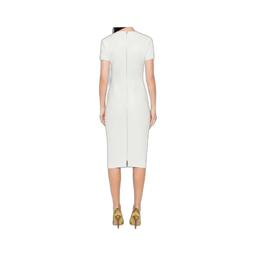 Short-Sleeve Midi Dress