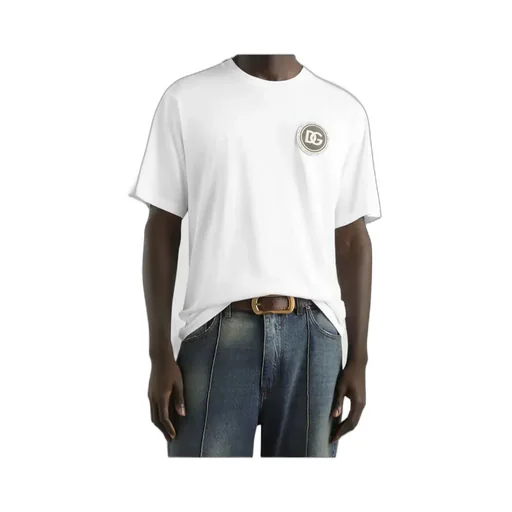 Dolce & Gabbana Logo Patch Crewneck T-Shirt