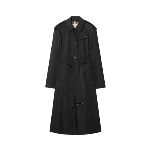 Burberry Long Hooded Car Coat