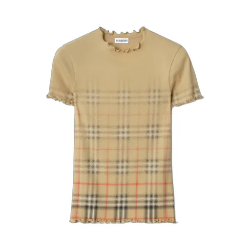 Burberry Gradient Check Stretch Top