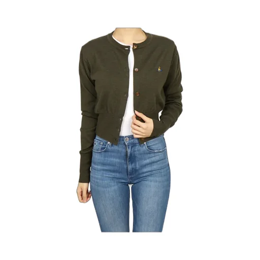 Vivienne Westwood Orb Embroidered Cropped Cardigan