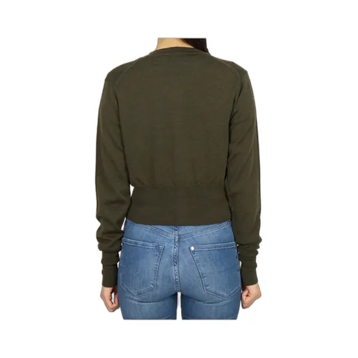 Vivienne Westwood Orb Embroidered Cropped Cardigan