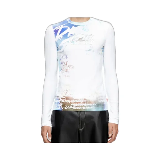 Diesel Long Sleeved Crewneck T-Shirt
