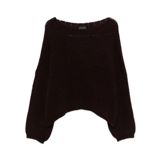 Long-Sleeved Boat Neck Sweater