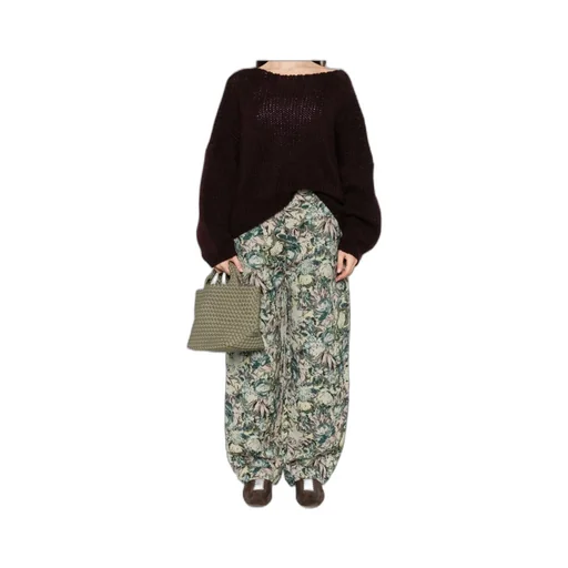 Long-Sleeved Boat Neck Sweater