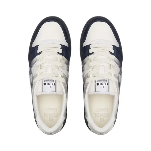 Fendi Match Lace-Up Trainers