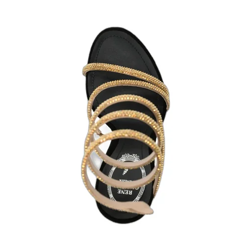 Round-Toe High-Heeled Sandals