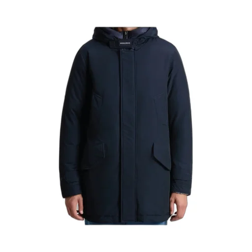 Zippered Hooded Parka Down Jacket