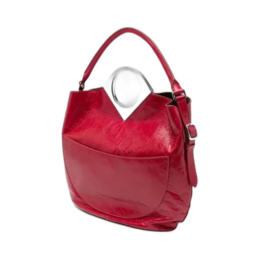 Ring Handle Shoulder Bag