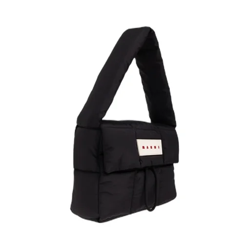 Marni Logo Patch Padded Shoulder Bag