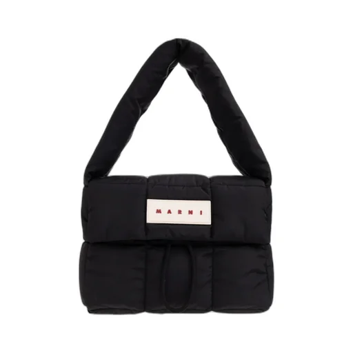Marni Logo Patch Padded Shoulder Bag