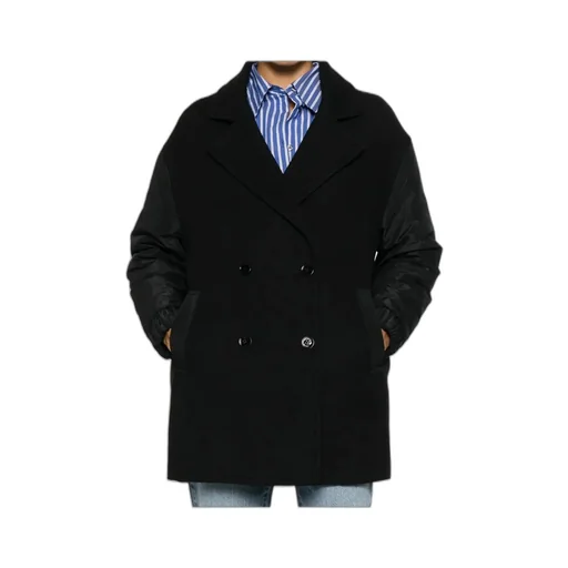 Panelled Double-Breasted Coat