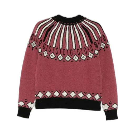 Adriane Embellished-Patterned Sweater