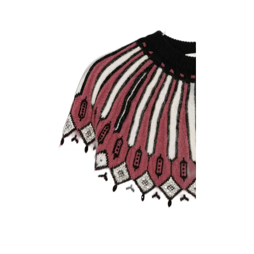 Adriane Embellished-Patterned Sweater