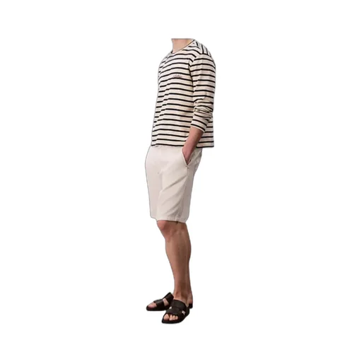 Compact Rib Stripe Easy Tee