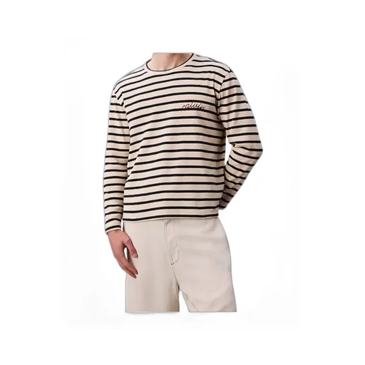 Compact Rib Stripe Easy Tee