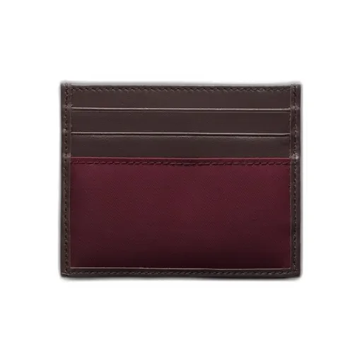 Prada Triangle-Logo Two-Toned Cardholder