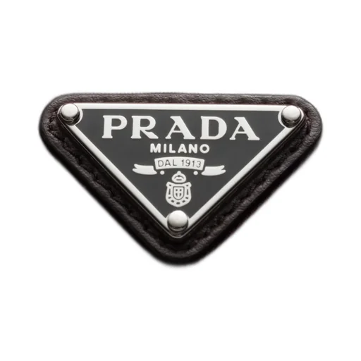 Prada Triangle-Logo Two-Toned Cardholder