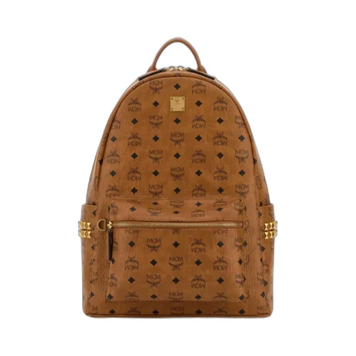 Mcm Allover Logo Printed Backpack