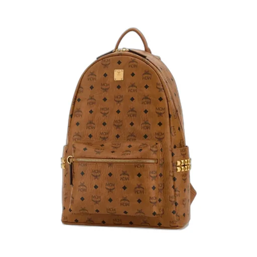 Mcm Allover Logo Printed Backpack