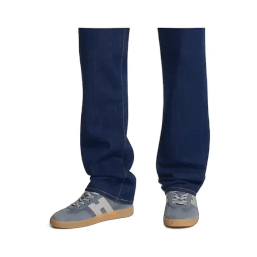Hogan Logo-Patch Lace-Up Sneakers