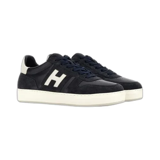 Hogan H-Stripe Lace-Up Sneakers
