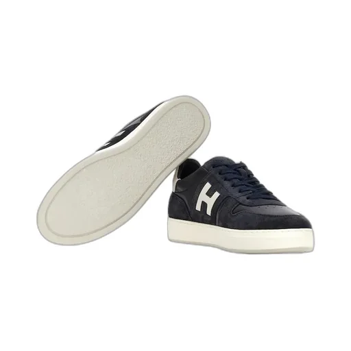 Hogan H-Stripe Lace-Up Sneakers
