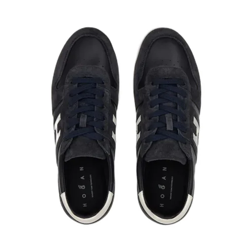 Hogan H-Stripe Lace-Up Sneakers