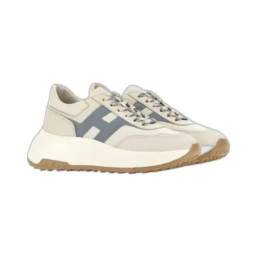 Hogan Logo Detailed Lace-Up Sneakers