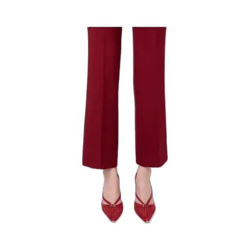 Escarpins Dorsay Virgule En Cuir Velours