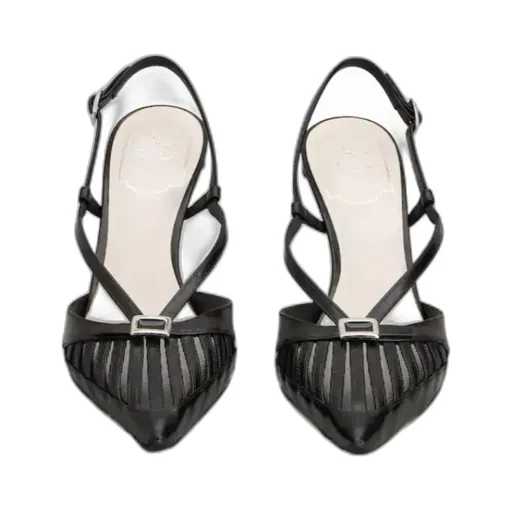 Virgule D'orsay Pumps In Leather