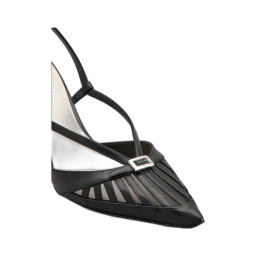 Virgule D'orsay Pumps In Leather