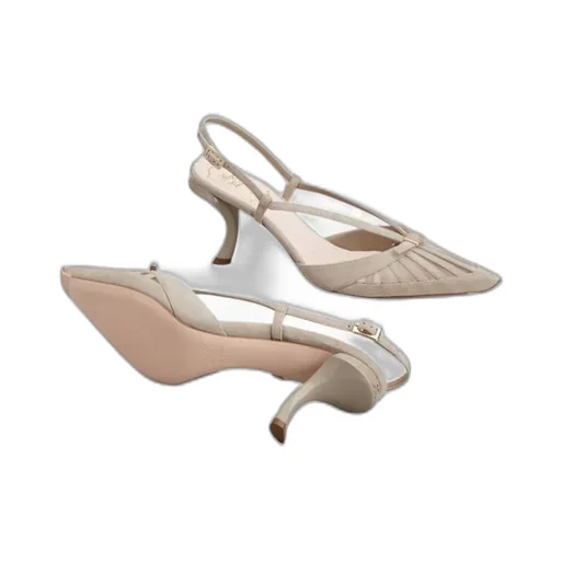 Virgule D'orsay Pumps In Suede