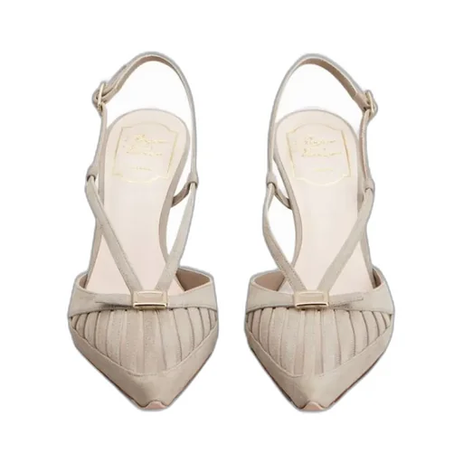 Virgule D'orsay Pumps In Suede