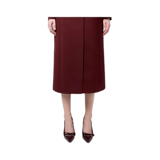 Virgule Slingback Pumps In Leather