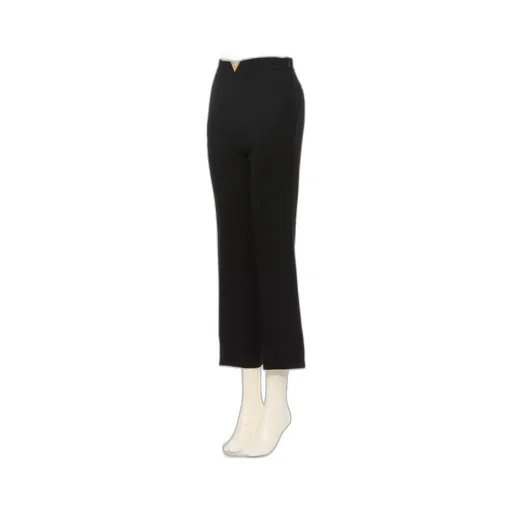 Valentino	Logo Plaque Cropped Pants
