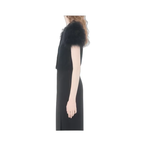 Valentino Crewneck Short-Sleeved Knitted Cardigan