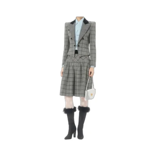 Wool Plaid Jacket
