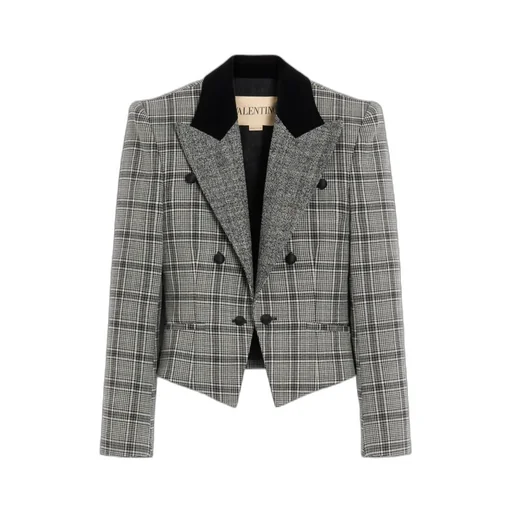 Wool Plaid Jacket